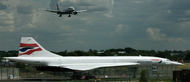 British Airways Concord at London Heathrow airport (Photo RDC)