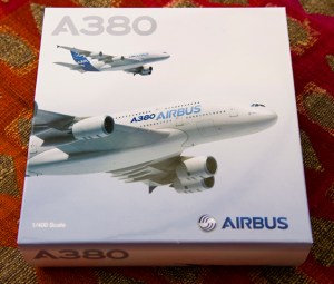 A380 model 1:400 (Richard de Crespigny)
