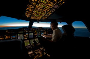 Sunrise over the pond (Pacific) (Photo: Richard de Crespigny)