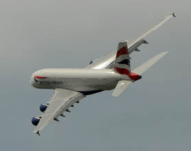 British Airways brand new A380 at the Paris Air Show - 2013 (Courtesy Richard de Crespigny)