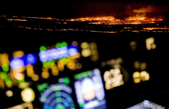 Flaring Iraqi gas fields (Photo Richard de Crespigny)
