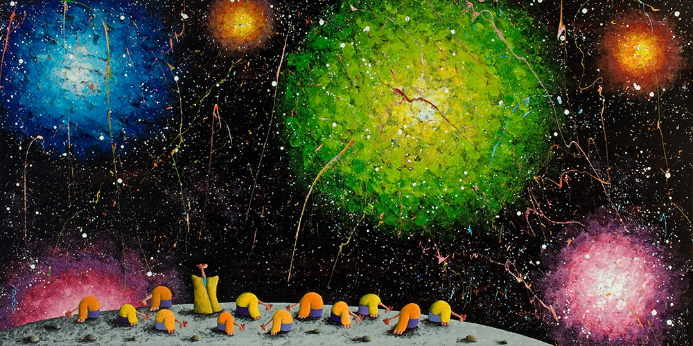 Armchair quarterbacks? (Painting by Coplu Coplu.com)