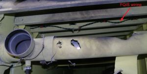 Anti static leads earth all fuel pipes to prevent static discharges (Photo ATSB Report)