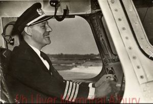 Capt. Parmentier, taken shortly before his tragic loss in the crash of his Lockeed Constellation (Photo: AlburyUiver.com)