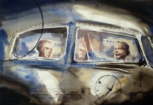 Lost in Space (Painting Jaak de Koninck - www.jaakdekoninck.be)