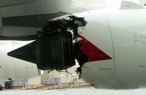 A good picture of an uncontained turbine failure