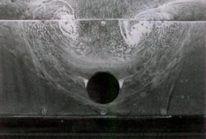 Simulation of upper surface exposed to battle damage (T.W. Pickhaver & P.M. Render RAeS Journal Aug2105 p937)