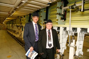 Frank Ogilvie, father of the A380 at the Airbus Wing Factory (Photo: Airbus)