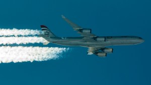 Qatar A340 "conning" at 42,000 feet.