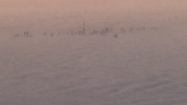 Dubai under fog - December 2016